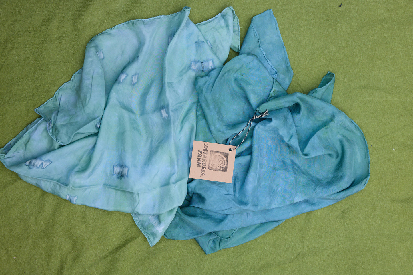 Silk Habotai dyed Scarf