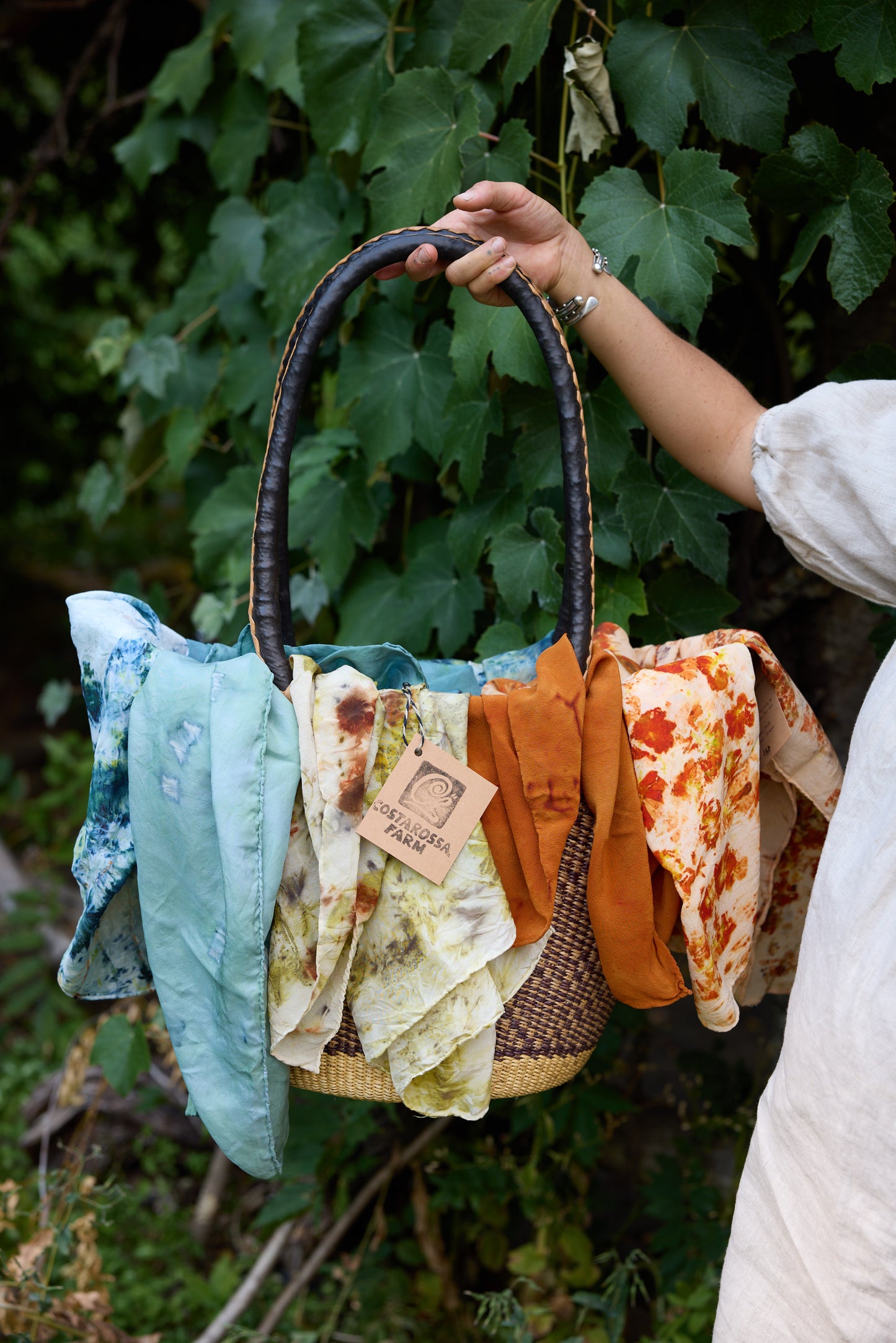 Silk Habotai dyed Scarf